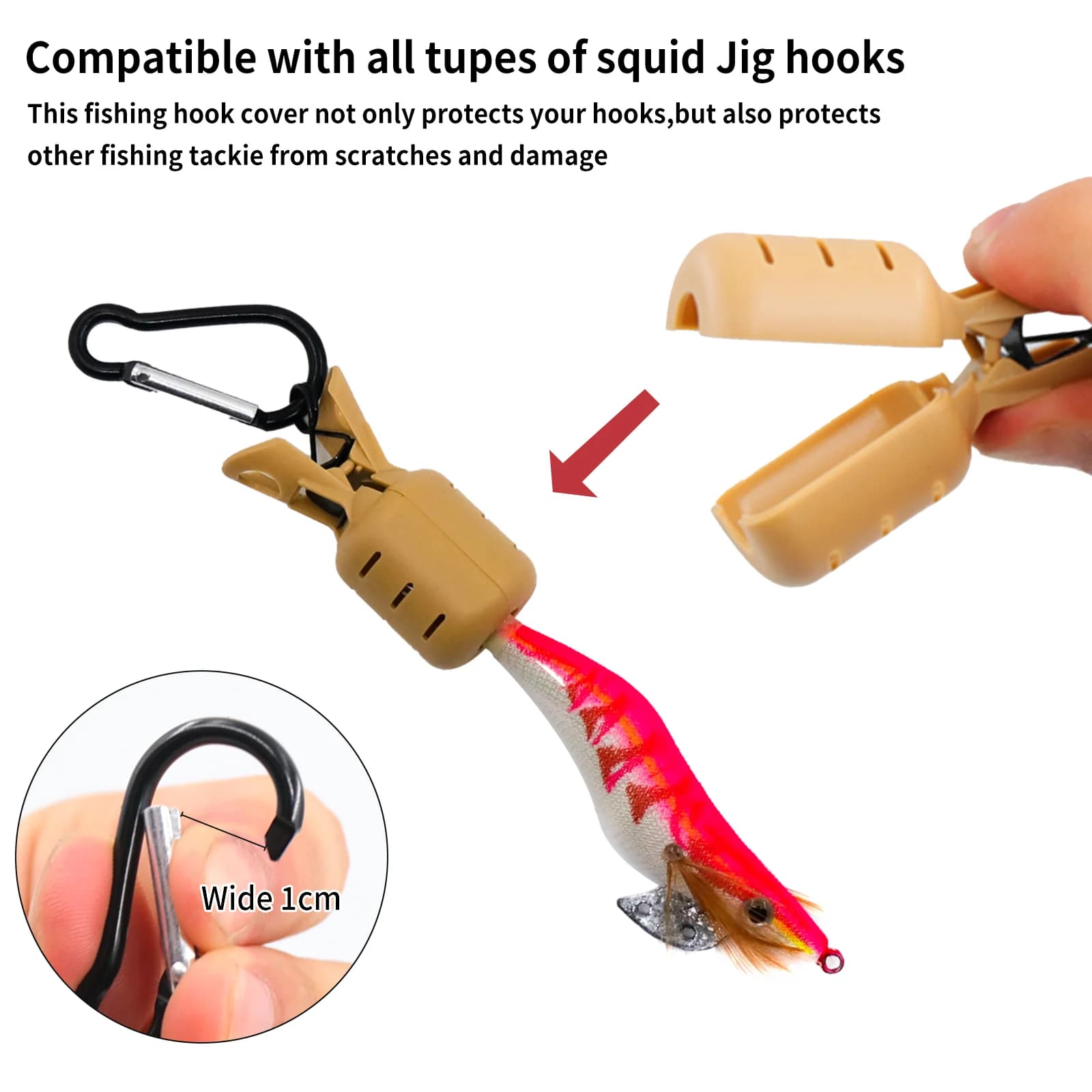 エギ用フックプロテクターキット 6個セット